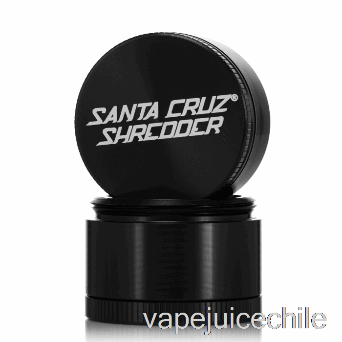 Trituradora Vape Vhile Santa Cruz Molinillo Pequeño De 4 Piezas De 1,6 Pulgadas Negro (40 Mm)